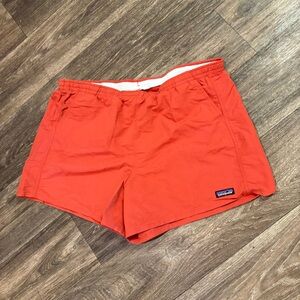 Patagonia Baggie Shorts Orange 4inch Women XL